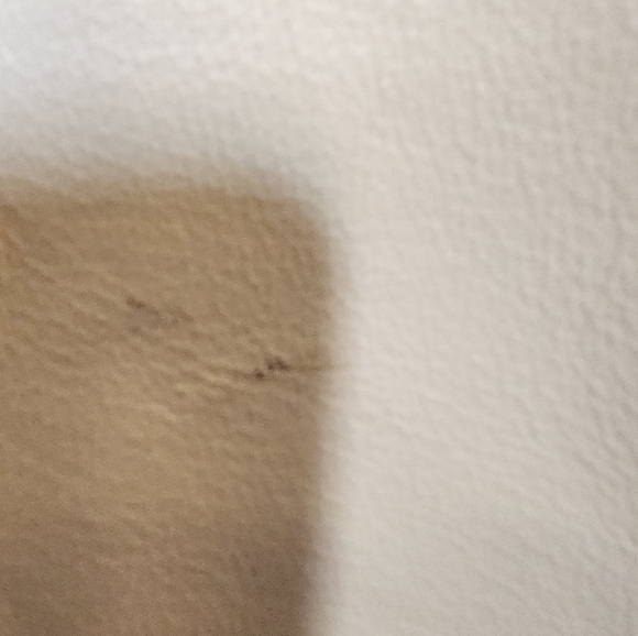 Women's XL Genuine White Leather Jacket - Picture 8 of 9